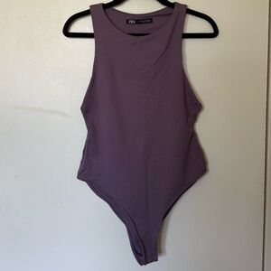 Zara Purple Bodysuit